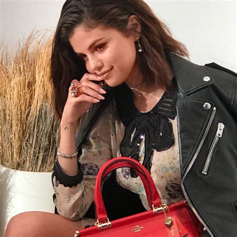 selena gomez coach bag review.